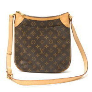 Louis Vuitton Odeon Crossbody Monogram Leather brown